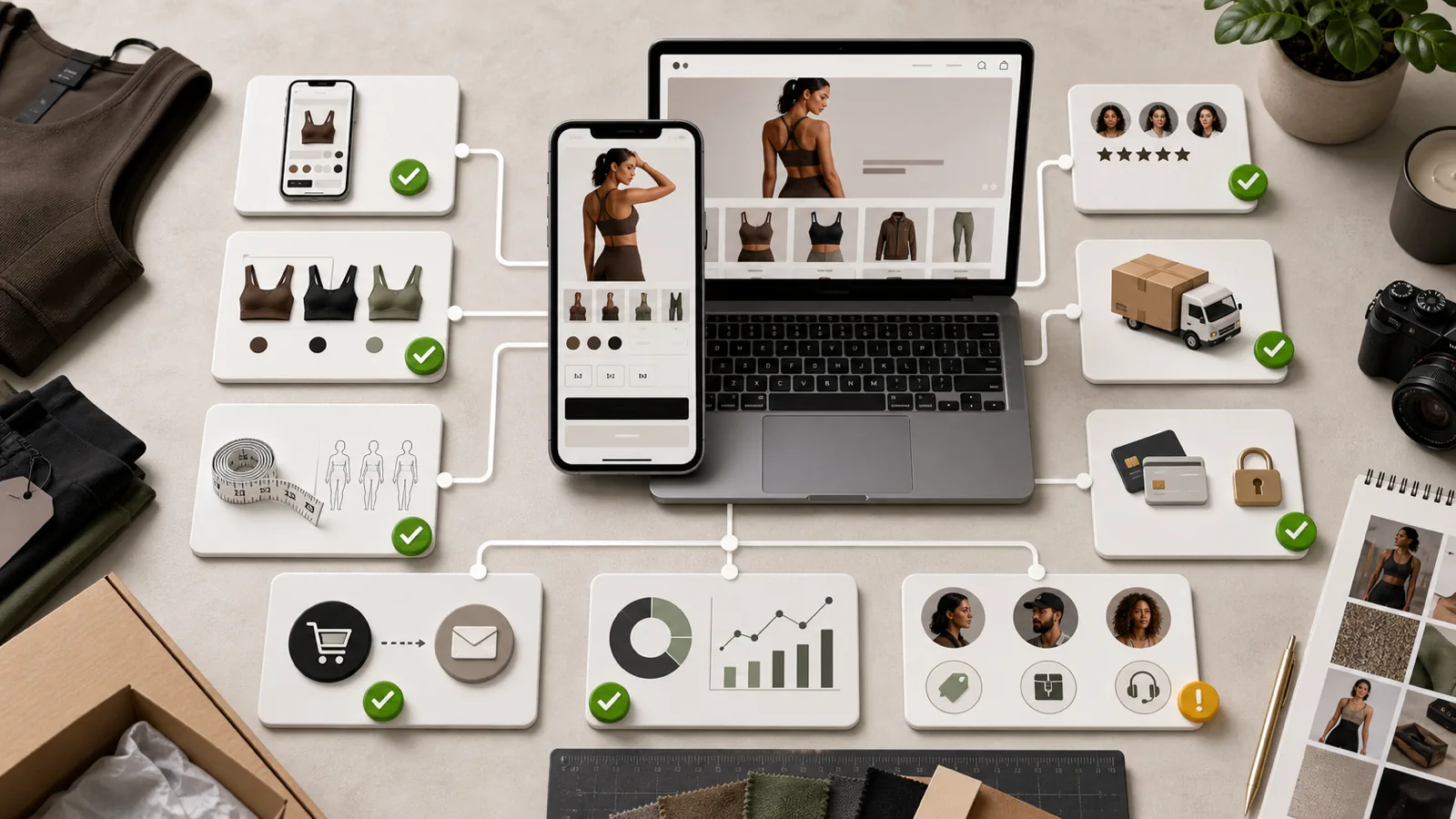 Shopify launch QA board for replacing Instagram DM sales with checkout