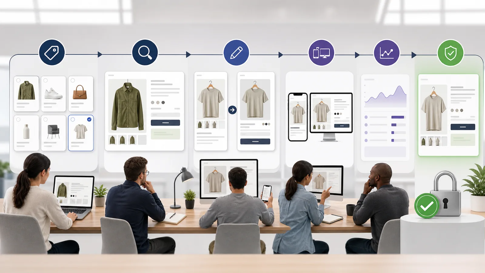 Shopify PDP change acceptance workflow with mobile QA and protection