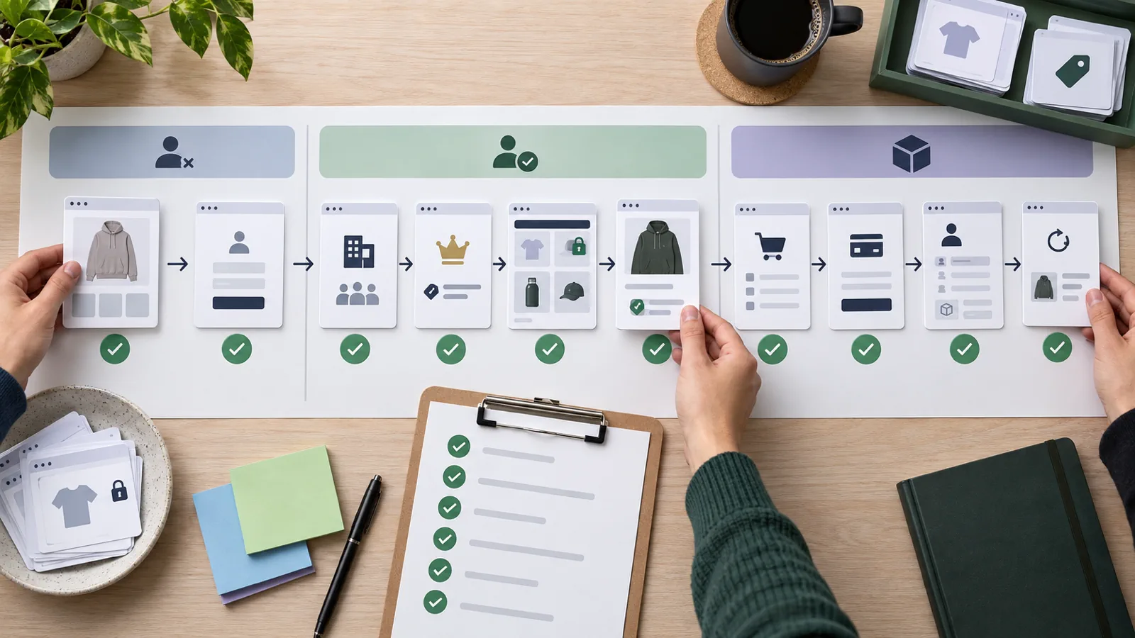 QA board for Shopify new customer accounts migration and gated buying paths