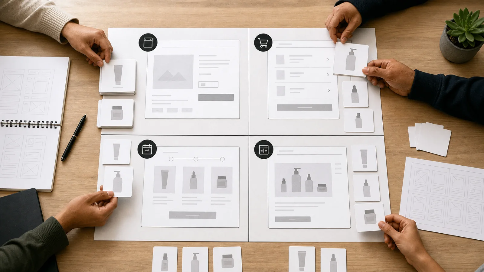 Product bundle placement matrix sorting offers between PDP cart routine builder and bundle page