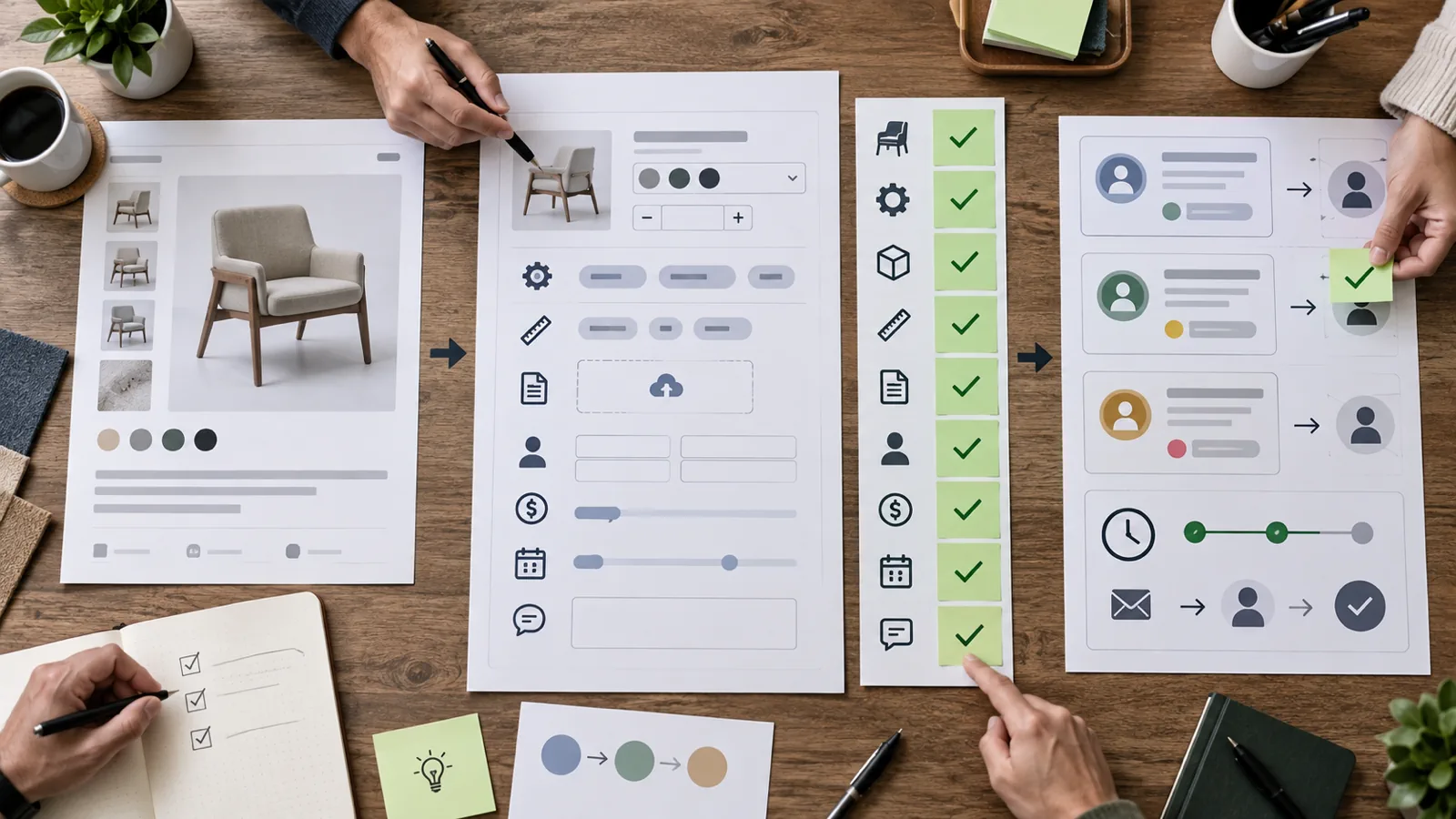 Quote form QA board preserving Shopify product context and lead handoff