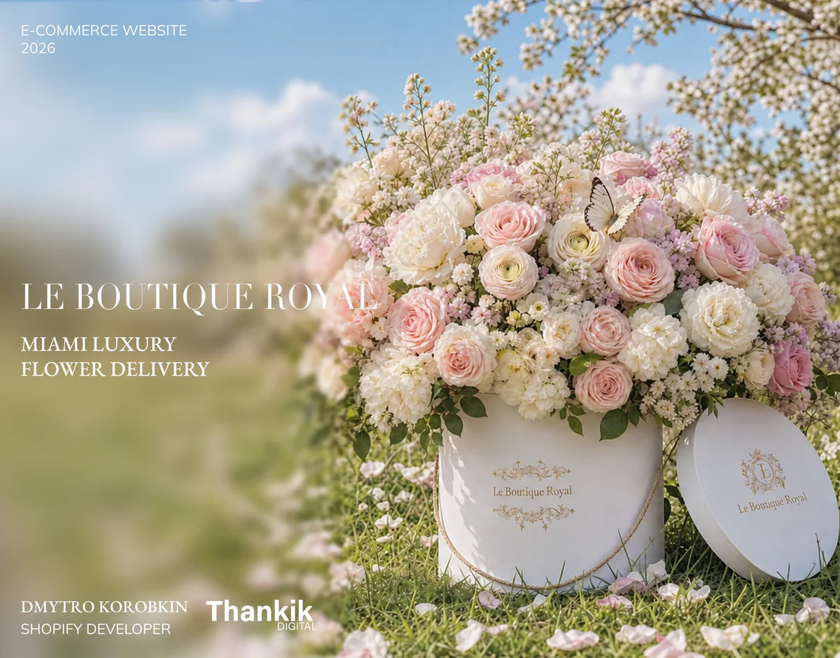 Le Boutique Royal Shopify project