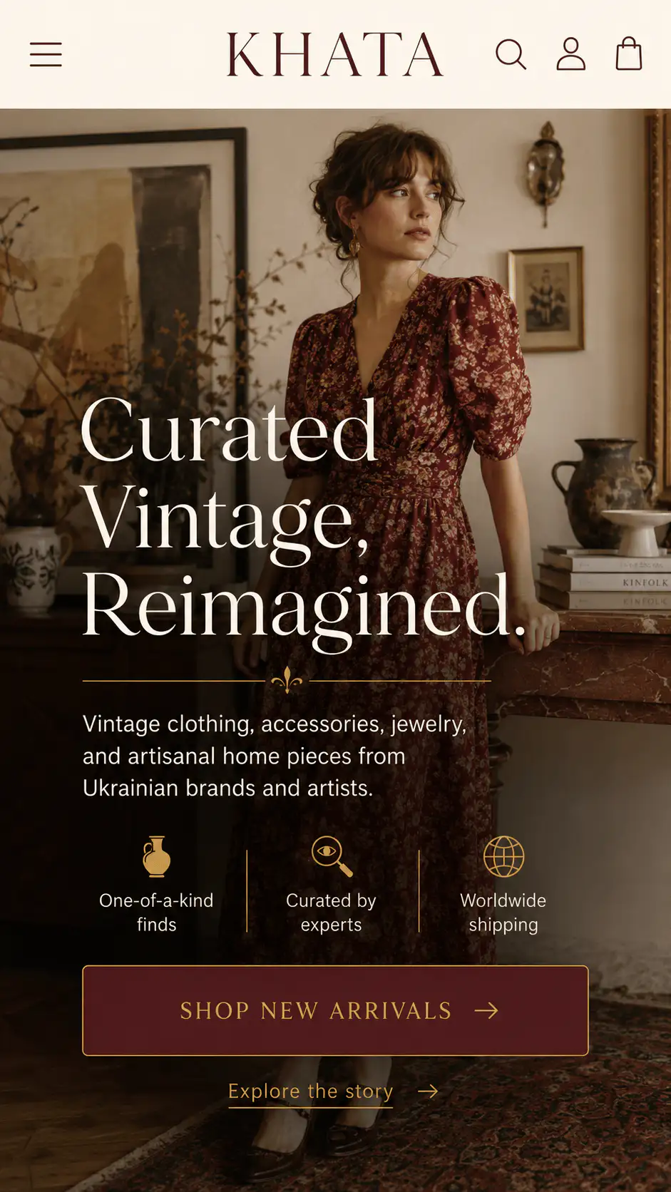 Khata Vintage Fashion Hero